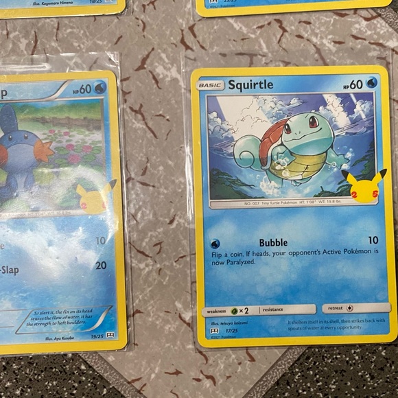 Pokemon McDonald's 25th anniversary Promo 4 card lot Totodile, Popplio, Mudkip, - Picture 3 of 6